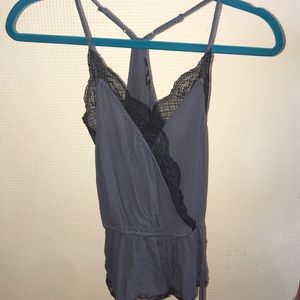 AEO lace trim tank